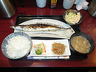 目黒のさんま定食