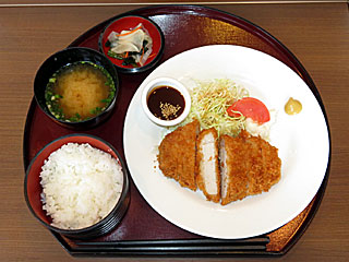 ポークカツ定食