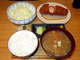 東京Xロースカツ定食