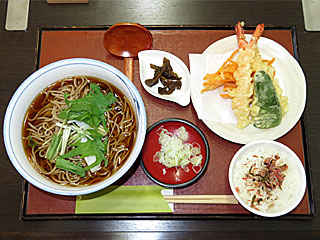 天ぷらそばセット