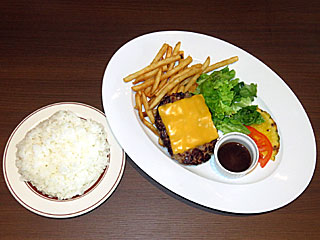 WAGYUチーズハンバーグプレート180g