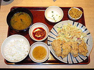 極みから揚げ定食2種の濃厚だれ