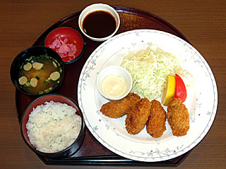 カキフライ定食