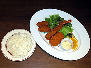 海鮮ミックスフライプレート