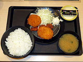 得朝ささみかつコロッケコロッケ定食