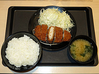 超厚切りロースかつ定食