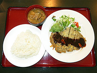 特製ビフ勝つ定食