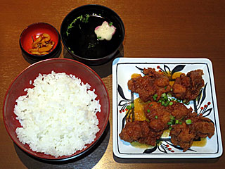 唐揚みぞれ和え定食