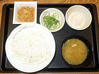 Wで選べる玉子かけごはん納豆&半熟玉子