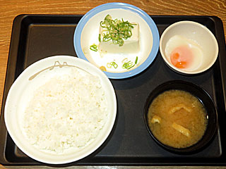 Wで選べる玉子かけごはん冷奴&半熟玉子